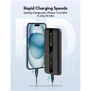 پاوربانک 20 وات 10000 میلی آمپر راوپاور مدل RP-PB1236