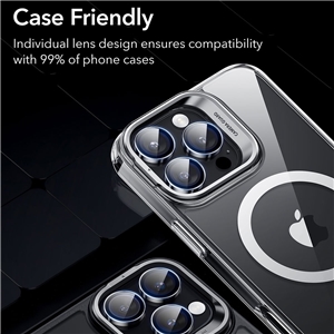 محافظ لنز دوربین ESR مناسب برای iPhone 16 Pro