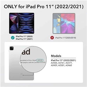 کاور آیپد پرو 11 اینچی برند ESR مدل ESR Project Zero Soft Case for iPad Pro 11 (2022/2021)