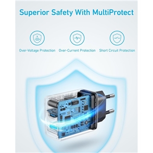 آداپتور 20 وات 2 پورت همراه با کابل انکر مدل B2348