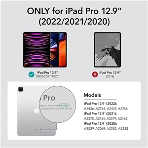 کیف آیپد پرو 12.9 اینچی برند ESR مدل ESR iPad Pro 12.9 Rebound Hybrid Case