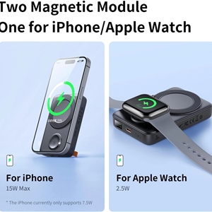 پاور بانک مک دودو مدل 2in1 For iPhone & Apple Watch Magnetic