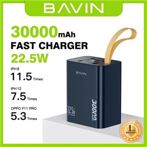 پاوربانک 20000 باوین Bavin PC1007S Fast Charge توان 22.5 وات