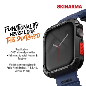 کاور اپل واچ 44/45mm برند اسکین آرما مدل SKINARMA KURONO Apple Watch Case 44 / 45mm