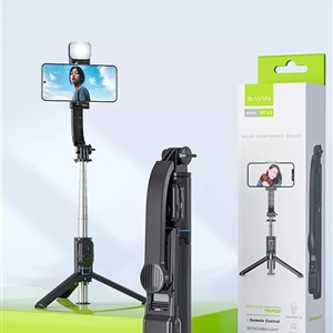 مونوپاد و سه پایه شاتر دار باوین Bavin AP-13 Selfie Stick Tripod همراه با چراغ