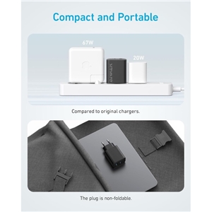 آداپتور 20 وات 2 پورت همراه با کابل انکر مدل B2348