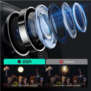 محافظ لنز دوربین ESR مناسب برای iPhone 16 Pro