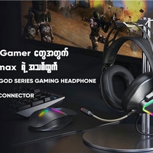 هدفون سیمی گیمینگ Remax RM-810 WarGod Usb RGB Gaming Headphone