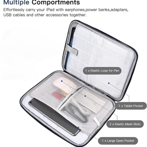 کیف آیپد 12.9 اینچ چند کاره کوتتسی Coteci 61034 iPad Canvas Storage Bag 12.9