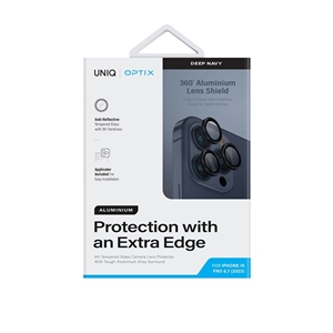 محافظ لنز دوربین آیفون 15 پرو مکس برند یونیک مدل Uniq Optix Lens Protector