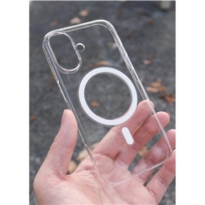 قاب اورجینال شفاف مگ سیف دار اپل برای iPhone 16 Pro Max