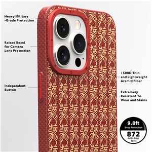 قاب YOUNGKIT یانگکیت Kevlar Magsafe Auspicious Long Series مناسب برای Apple iPhone 15 Pro Max
