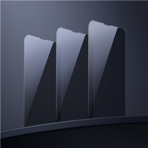 پک 2تایی گلس حریم شخصی تمام صفحه آیفون Apple iPhone 13 Pro Max Baseus Anti-Spy Glass Film SGBL020802