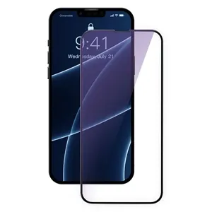 پک 2تایی محافظ تمام صفحه شیشه ای ضد اشعه Apple iPhone 13 Mini Baseus Anti-Blue Light SGQP010301