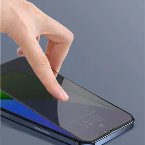 پک 2تایی گلس حریم شخصی تمام صفحه آیفون Apple iPhone 12 Baseus SGAPIPH61P-TG01 Anti Peeping
