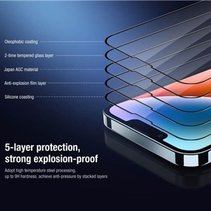 محافظ صفحه نمایش نیلکین مدل Amazing 2-in-1 HD مناسب برای گوشی موبایل اپل iPhone 15