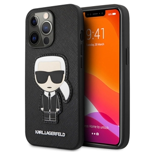 قاب Karl Lagerfeld کارل لاگرفلد چرمی اورجینال مدل Karl مناسب برای Apple iPhone 13 Pro Max
