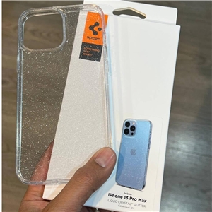 قاب اکلیلی Spigen اورجینال مدل Liquid Crystal Glitter مناسب برای Apple iPhone 13 Pro Max