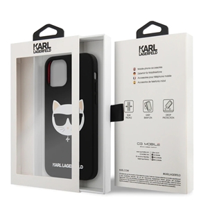 قاب Karl Lagerfeld کارل لاگرفلد سیلیکونی اورجینال مدل Karls Cat مناسب برای Apple iPhone 13 Pro Max