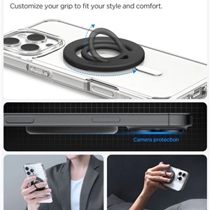 حلقه نگهدارنده گوشی موبایل اسپیگن مدل Spigen O-Mag Dual Pop (MagFit)