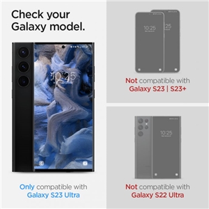 محافظ صفحه نمایش اسپیگن Galaxy S23 Ultra مدل Spigen Flex ID