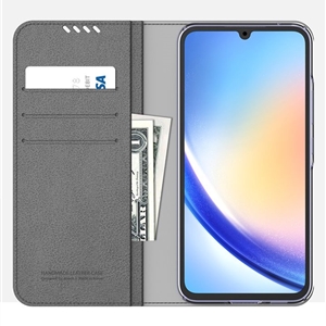 کیف چرمی گوشی آراری مدل Mustang Diary مناسب Galaxy A54