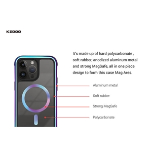 قاب محافظ مگ سیف کی دو آیفون Apple iPhone 15 Pro Max K-DOO Mag Ares