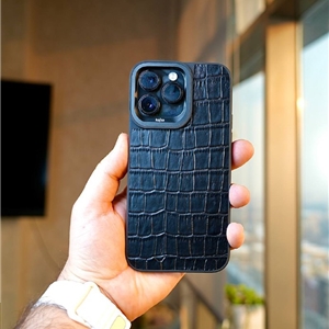 قاب برند کجسا Kajsa مدل Croco Pattern Leather مناسب برای Apple iPhone 14 Pro