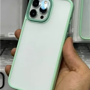قاب پشت شفاف برند مجیک ماسک Magic Mask مدل کیو سریز Q Series دور لنز دار برای گوشی  iPhone 13