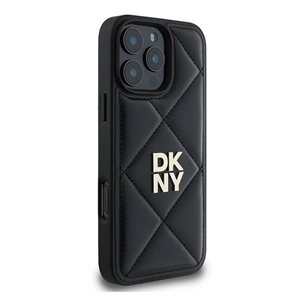 قاب آیفون 16 پرو مکس DKNY PU Leather With Stack Logo