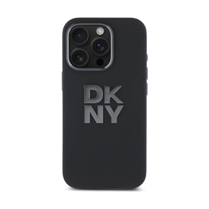 قاب آیفون 16 پرو مکس DKNY Liquid Silicone Metal Logo