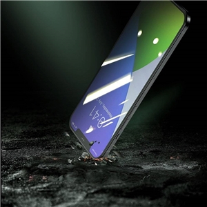 پک 2 تایی محافظ صفحه شیشه ای ضد اشعه Baseus SGAPIPH61P-LP02 Apple iPhone 12 Green Glass