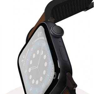 بند چرمی اپل واچ یونیک سایز 42/44/45/49 Uniq Straden Waterproof Leather Hybrid Apple Watch Strap