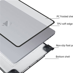 قاب محافظ مک بوک کوتتسی COTEETCI TPU Frame Protection MACBOOK AIR 13 11002