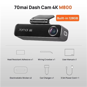 دوربین خودرو شیائومی Xiaomi 70mai M800 Dash Cam همراه دوربین عقب