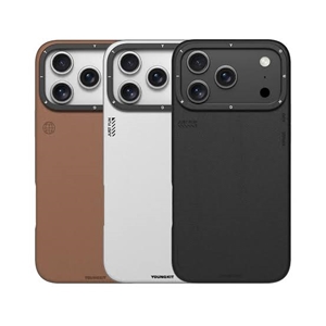قاب برند یانگکیت مدل Youngkit Simple Matte Leather Case magsafe مناسب برای Apple iPhone 17 Pro