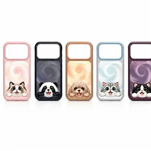 قاب برند نیمی مدل Nimmy Magnetic Floppy Big Eyes Series مناسب برای Apple iPhone 18 Pro Max
