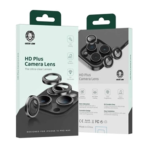 محافظ لنز دوربین برند Green Lion مدل HD Plus مناسب برای Apple iPhone 15 Pro Max